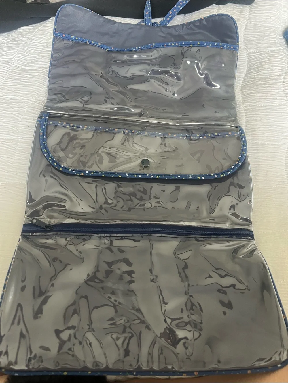 Travel Make up roll up with 3 piece set included